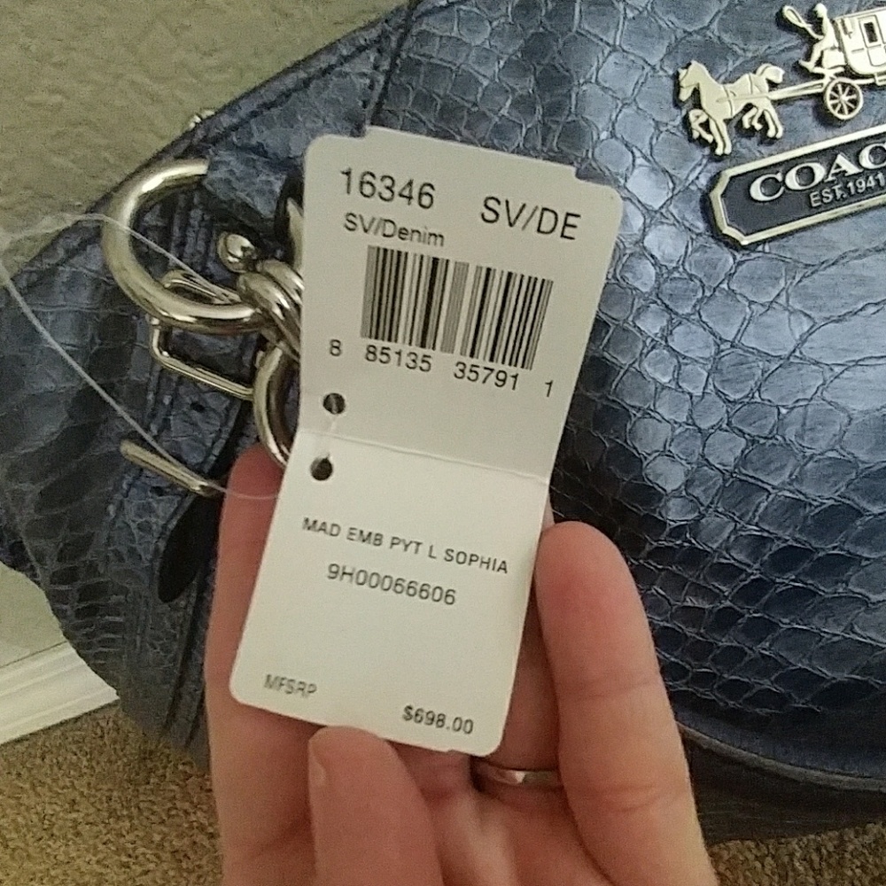 Coach Sophia Handbag New! - Picture 3 of 7